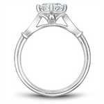 Load image into Gallery viewer, White Gold Vintage Diamond Semi-Mount