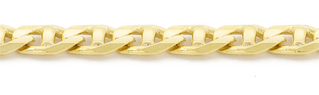 10K Yellow Gold Solid Marine Chain
Length: 20"
Width: 2.5mm