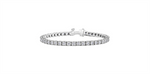 Load image into Gallery viewer, 10K White Gold Diamonds Tennis Bracelet
