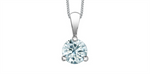 Load image into Gallery viewer, 10K White Gold Lab Diamond Round Pendant Necklace

PENDANT
Total Di
