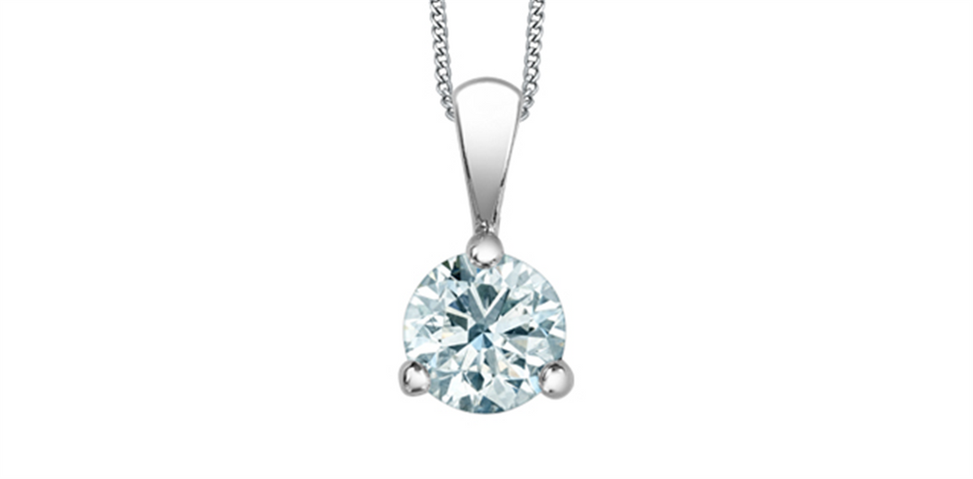 10K White Gold Lab Diamond Round Pendant Necklace

PENDANT
Total Di