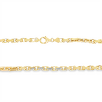 Load image into Gallery viewer, 10K Yellow Gold Solid Cable Link Chain 
Length: 22&quot;
Width: 52mm
Fin
