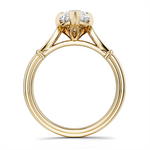 Load image into Gallery viewer, Yellow Gold Vintage Diamond Engagement Ring Semi-Mount
Fits Centre: 2