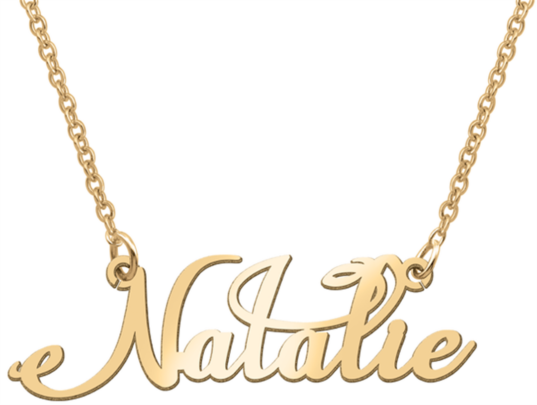 Personalized Rose Gold Name Necklace