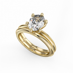 Load image into Gallery viewer, Yellow Gold Solitaire Mount
