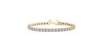 Load image into Gallery viewer, 10K Yellow &amp; White Gold Diamonds Tennis Bracelet
