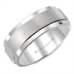 Load image into Gallery viewer, Men&#39;s Gold Stepped Down Edges Band with Satin Finish
