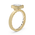 Load image into Gallery viewer, Yellow Gold Solitaire Diamond Engagement Ring Semi-Mount
Fits Centre:
