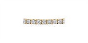 10K Yellow & White Gold Diamonds Tennis Bracelet