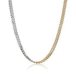 Load image into Gallery viewer, Reversible Gold &amp; Steel Stainless Steel 
Length: 24&quot;

