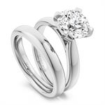 Load image into Gallery viewer, White Gold Solitaire Engagement Ring Mount
Fits Centre: 2.00ct Round