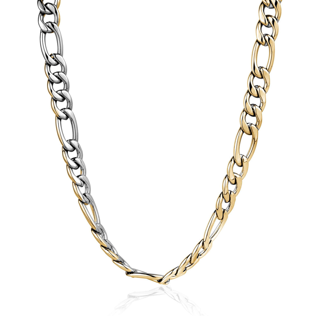 Reversible Gold & Steel Stainless Steel 
Length: 24"