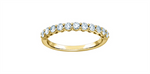 Load image into Gallery viewer, Lady&#39;s 14K Yellow Gold Prong Set Lab Diamonds Band
Diamond Shape: Round
