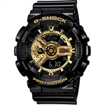 Load image into Gallery viewer, GSHOCK Men&#39;s Resin Analogue/Digital Sport Watch with Gold Dial
