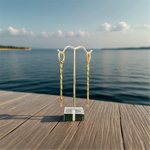 Load image into Gallery viewer, 10K Yellow Gold Bar Dangle Earrings
 
Dimensions: 70mm x 2.3mm