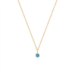 Load image into Gallery viewer, 10K Yellow Gold Birthstone Pendant Necklace

PENDANT
Dimensions: 8.