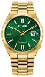 Load image into Gallery viewer, CITIZEN Men&#39;s Stainless Steel Automatic Dress Watch with Green Dial
C
