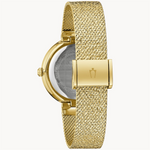 Load image into Gallery viewer, BULOVA Lady&#39;s Stainless Steel Quartz Dress Watch with Gold Dial
Colle
