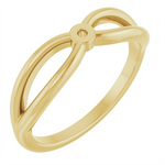 Load image into Gallery viewer, Yellow Gold Intertwined Engagement Ring Mount
Fits Centre: ct Stone
