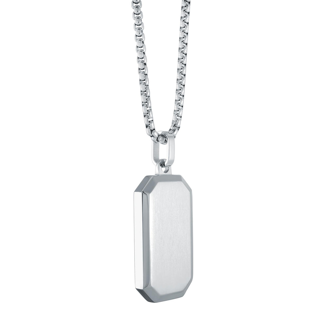 Stainless Steel Dog Tag Pendant Necklace