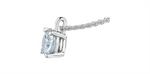 Load image into Gallery viewer, 14K White Gold Lab Diamond Pendant Necklace
