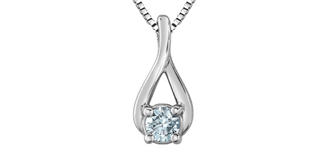 White Sterling Silver Teardrop Pendant Necklace

PENDANT
Stone: Lab