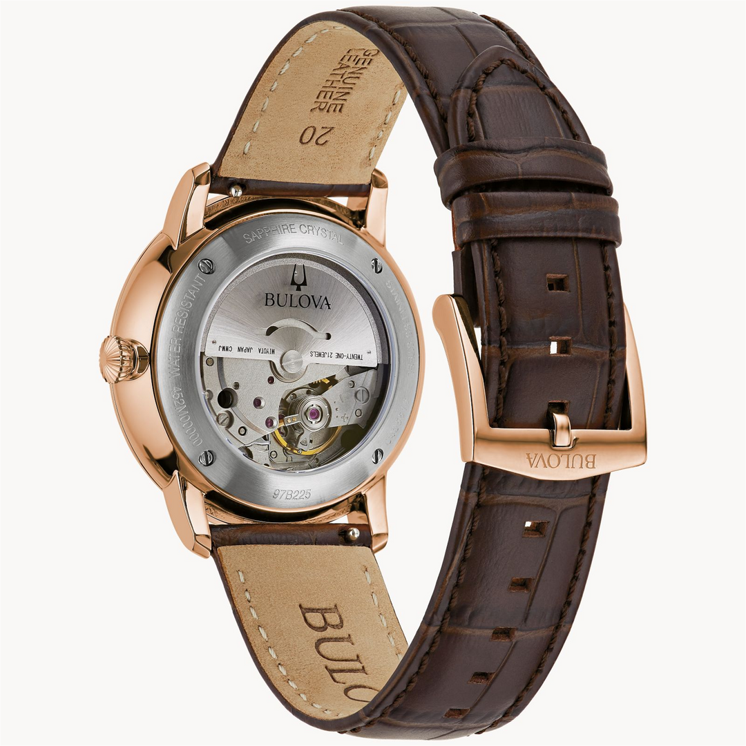 BULOVA Men's Stainless Steel Automatic Dress Watch with Steel Dial
Co