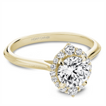 Load image into Gallery viewer, Yellow Gold Vintage Diamond Semi-Mount