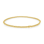 Load image into Gallery viewer, Gold Stainless Steel Ball Stretch Anklet 
Length: 10&quot;
Width: 3mm
Fi
