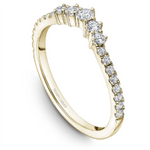Load image into Gallery viewer, Lady's Yellow Gold Tiara Diamonds Band
Diamond Shape: Round