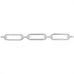 Load image into Gallery viewer, White Sterling Silver Paperclip Bracelet 
Top Width: 5.2mm
Length: 7

