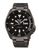 Load image into Gallery viewer, SEIKO5 Men&#39;s Stainless Steel Automatic Sport Watch with Black Dial
