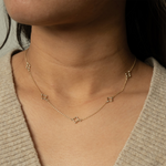 Load image into Gallery viewer, 10K Yellow Gold Clover Polished Pendant Necklace

PENDANT
Dimension