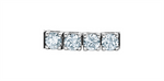 Load image into Gallery viewer, 14K White Gold Lab Diamonds Tennis Bracelet 
Total Diamonds: 5 cttw V
