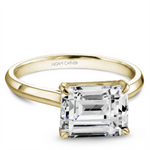 Load image into Gallery viewer, Yellow Gold Solitaire Mount
