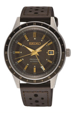 Load image into Gallery viewer, SEIKO Men&#39;s Stainless Steel Automatic Dress Watch with Brown Dial
