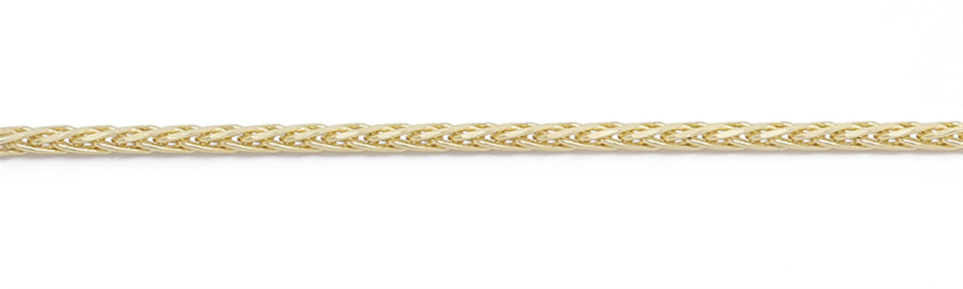 10K Yellow Gold Wheat Chain 
Length: 18"- 20"