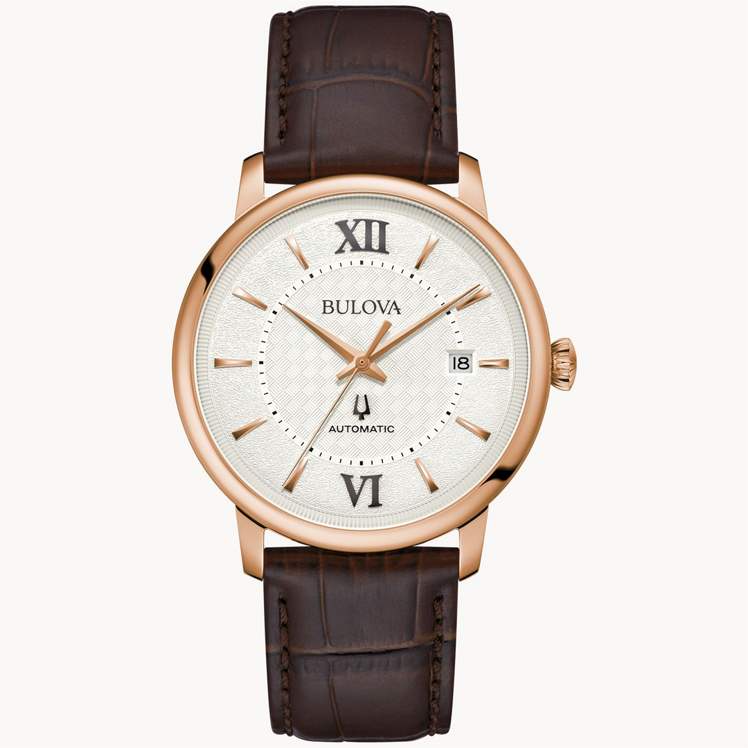 BULOVA Men's Stainless Steel Automatic Dress Watch with Steel Dial
Co