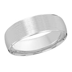 Load image into Gallery viewer, Men&#39;s 10K White Gold Domed Band with Satin Finish
