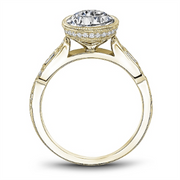 Yellow Gold Vintage Diamond Semi-Mount