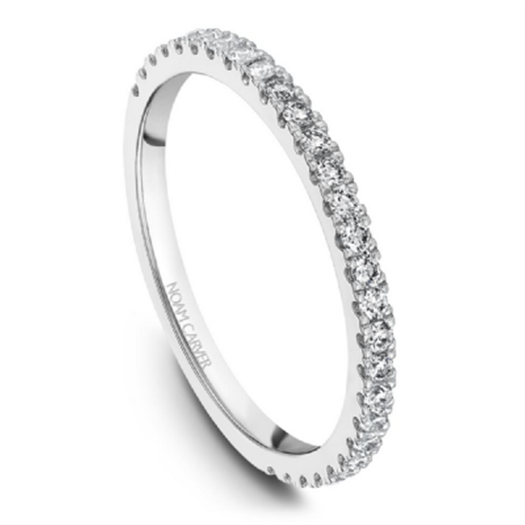 Lady's White Gold Prong Set Diamonds Band
Diamond Shape: Round