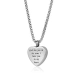 Load image into Gallery viewer, Stainless Steel Heart Ash Holder Pendant Necklace