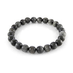 Load image into Gallery viewer, Grey Eagle Eye Ball Strech Bracelet 
Length: 8.25&quot;
Width: 8.5mm
Fin
