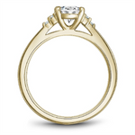 Load image into Gallery viewer, Yellow Gold Modern Diamond Semi-Mount
