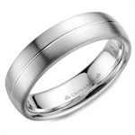 Load image into Gallery viewer, Men&#39;s Gold Domed Band with Satin Finish
