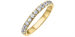 Load image into Gallery viewer, Lady&#39;s 14K Yellow Gold Prong Set Diamonds Band
Diamond Shape: Round
