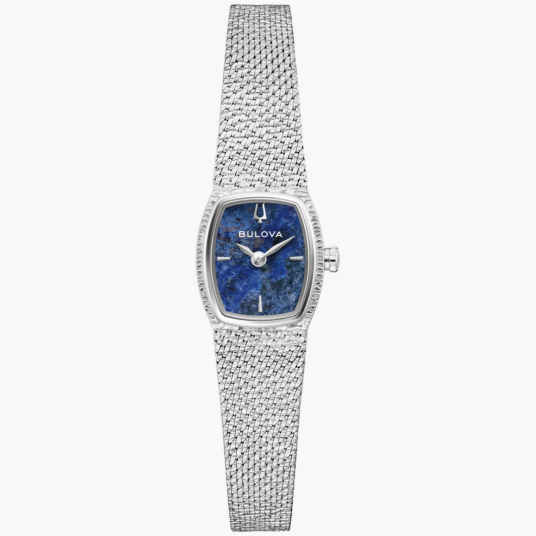BULOVA Lady's Stainless Steel Quartz Dress Watch with Blue Dial
Colle