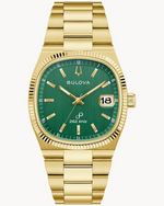 Load image into Gallery viewer, BULOVA Men&#39;s Stainless Steel Quartz Dress Watch with Green Dial
Colle
