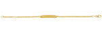 Load image into Gallery viewer, 10K Yellow Gold ID Curb Bracelet
Bracelet Width: 2.5mm
Length: 5 1/4
