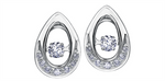 Load image into Gallery viewer, 10K White Gold Pear Diamonds Dancing Stone Earrings
Total Diamonds: 0
